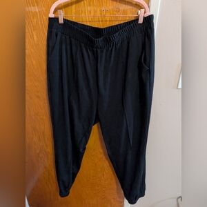 Universal Standard Black Ponte Jogger Pants Plus Size 18-20